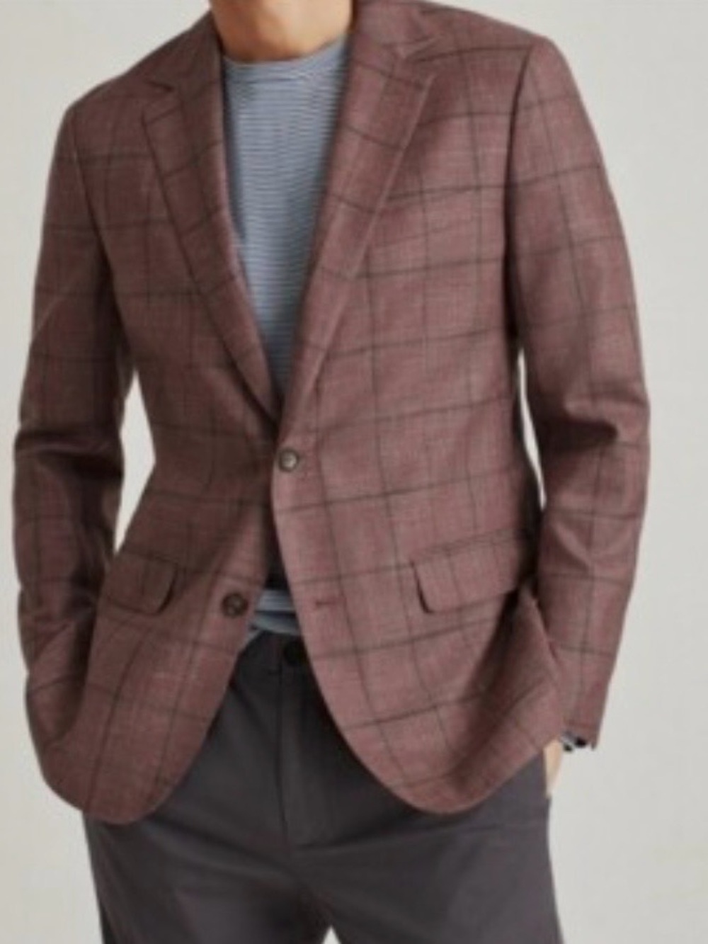 BONOBOS Marzotto Unconstructed Slim Fit Blazer